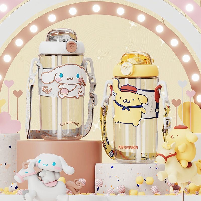 Sanrio Cartoon Water Bottle (650ml) - kikigoods