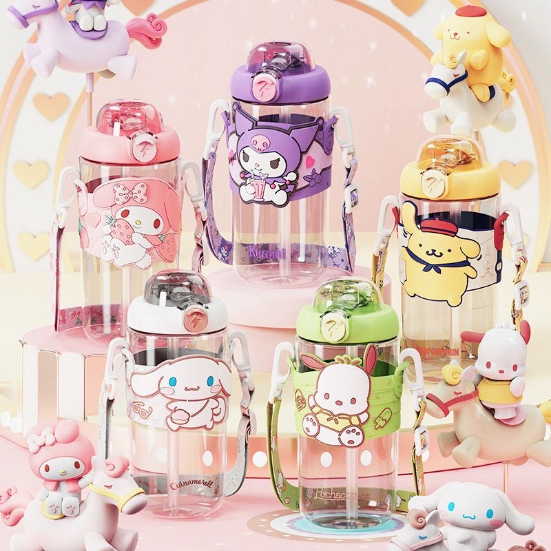 Sanrio Cartoon Water Bottle (650ml) - kikigoods