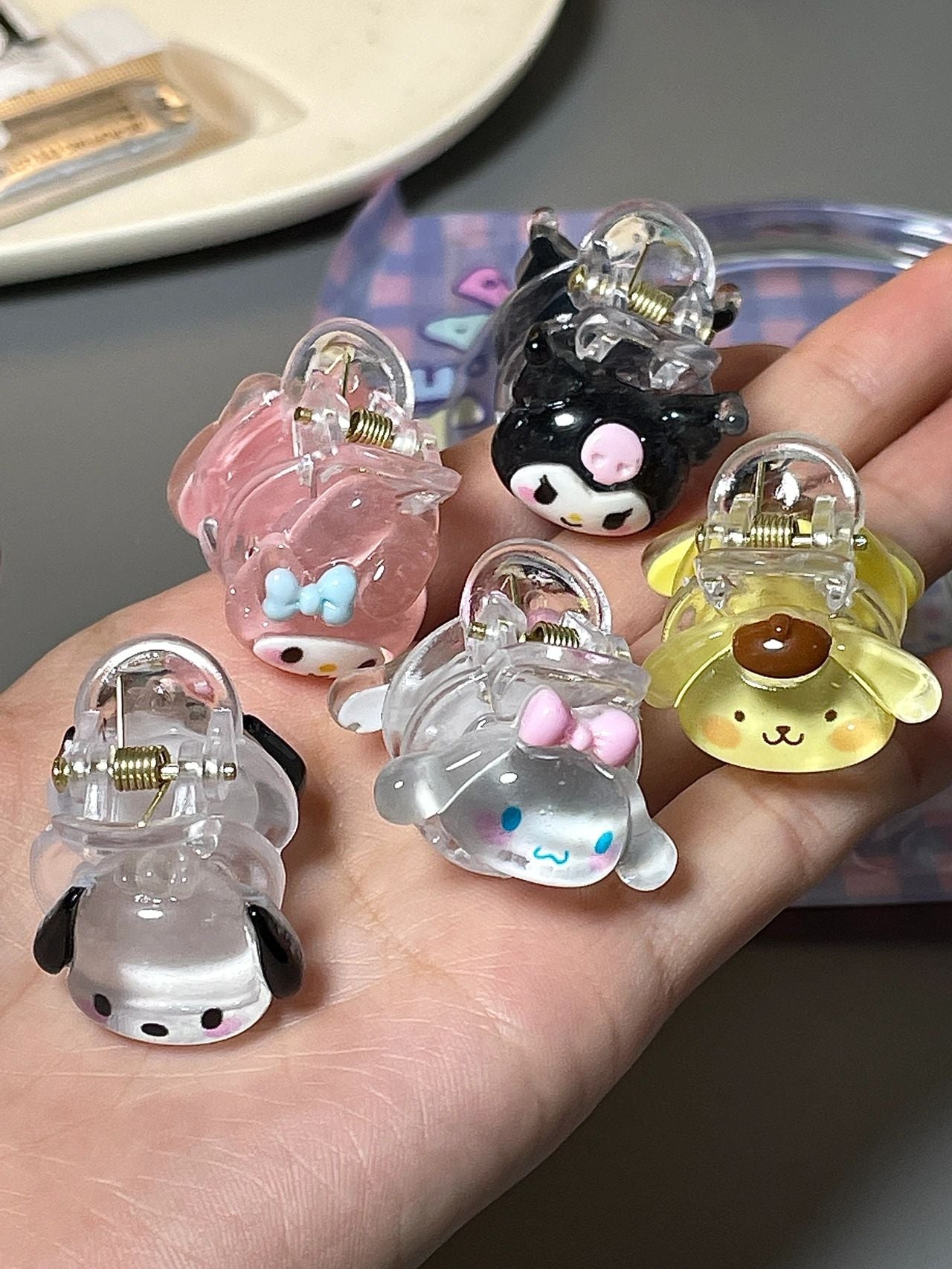 Sanrio clips | 5 Count (Pack of 1) - kikigoods