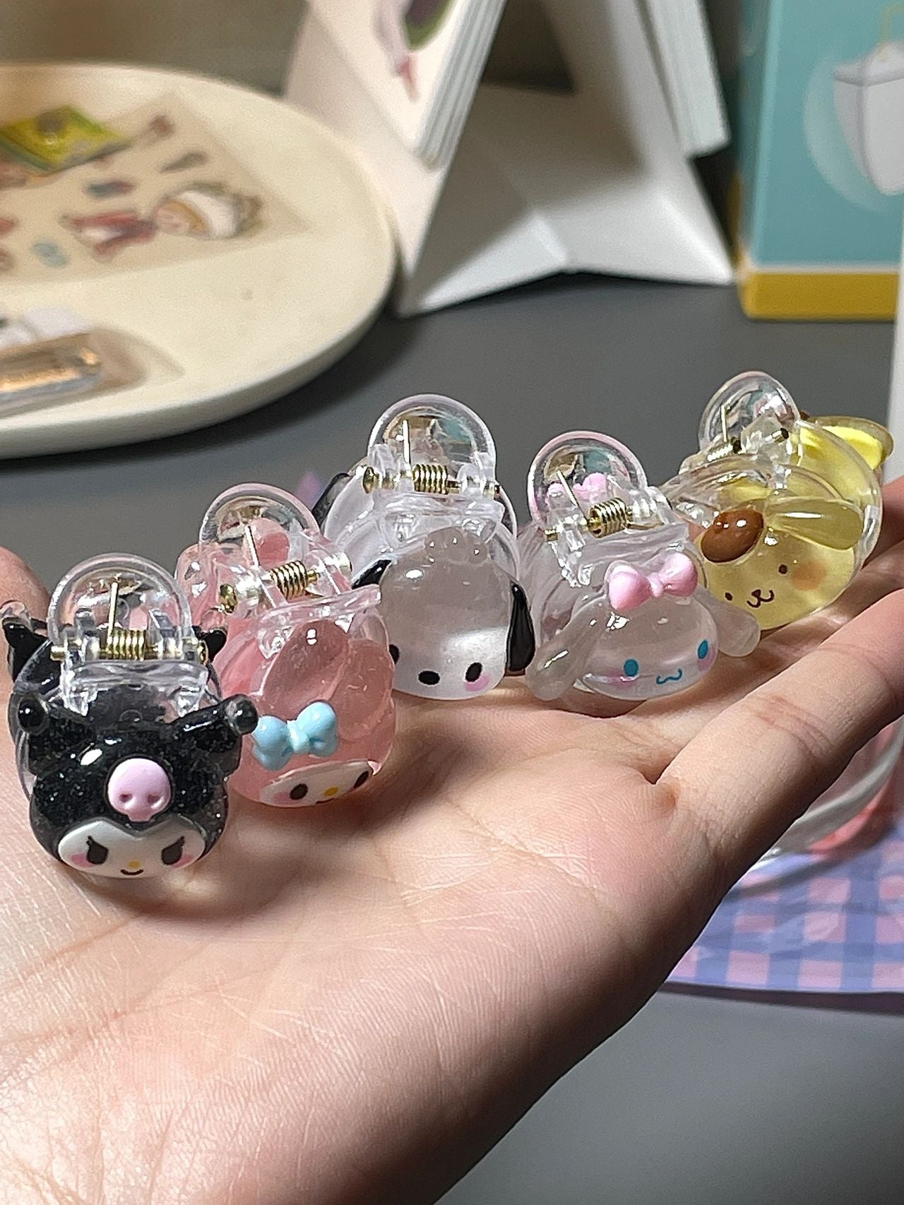 Sanrio clips | 5 Count (Pack of 1) - kikigoods