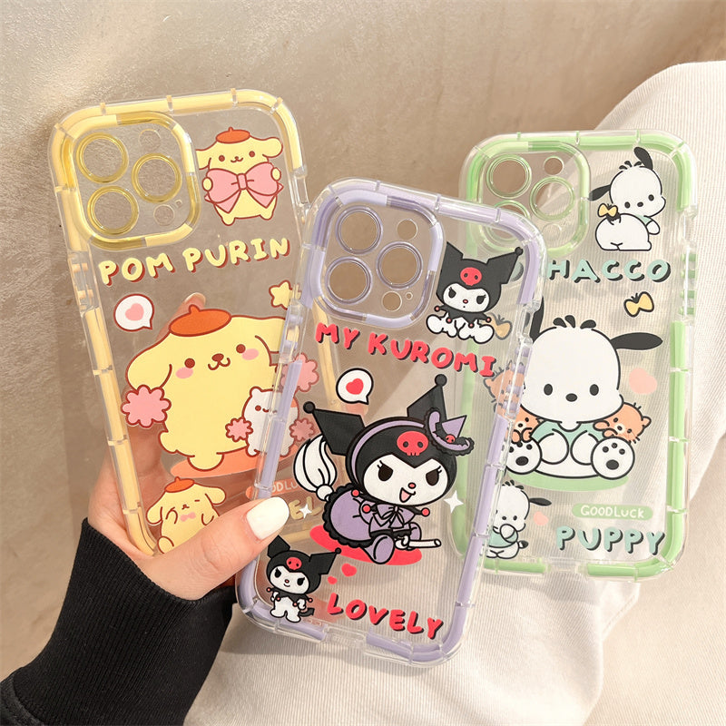 luminous border cartoon phone cases - kikigoods