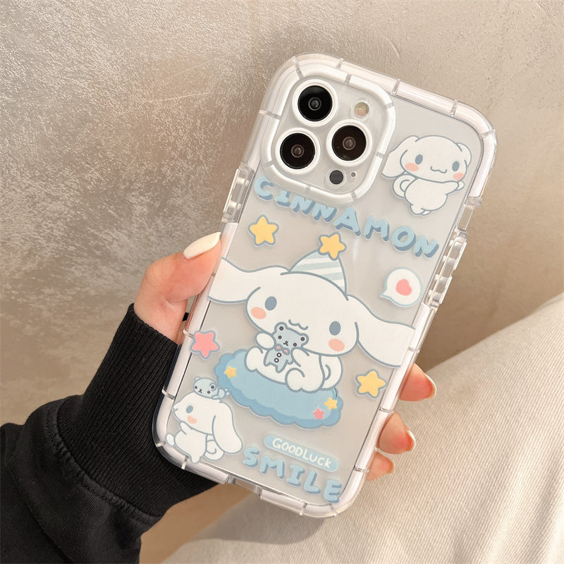 luminous border cartoon phone cases - kikigoods