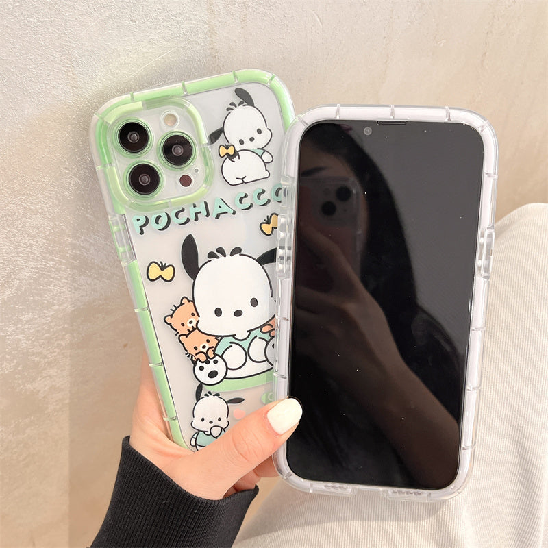 luminous border cartoon phone cases - kikigoods