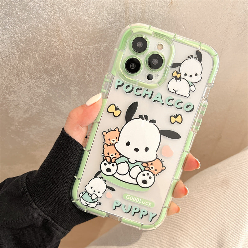 luminous border cartoon phone cases - kikigoods