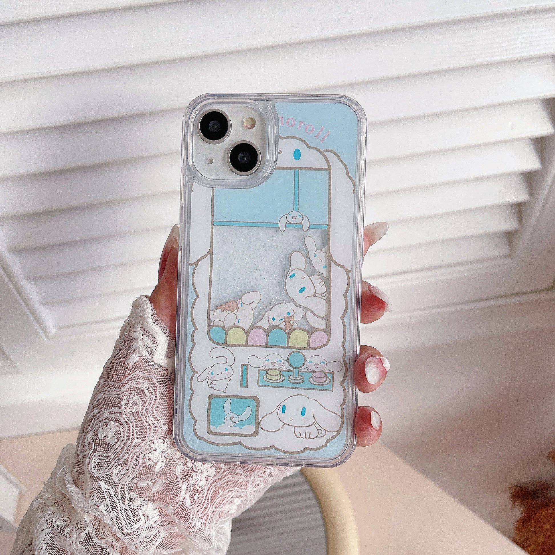 cinnamoroll cartoon quicksand iphone case（iPhone 15 series updated） - kikigoods