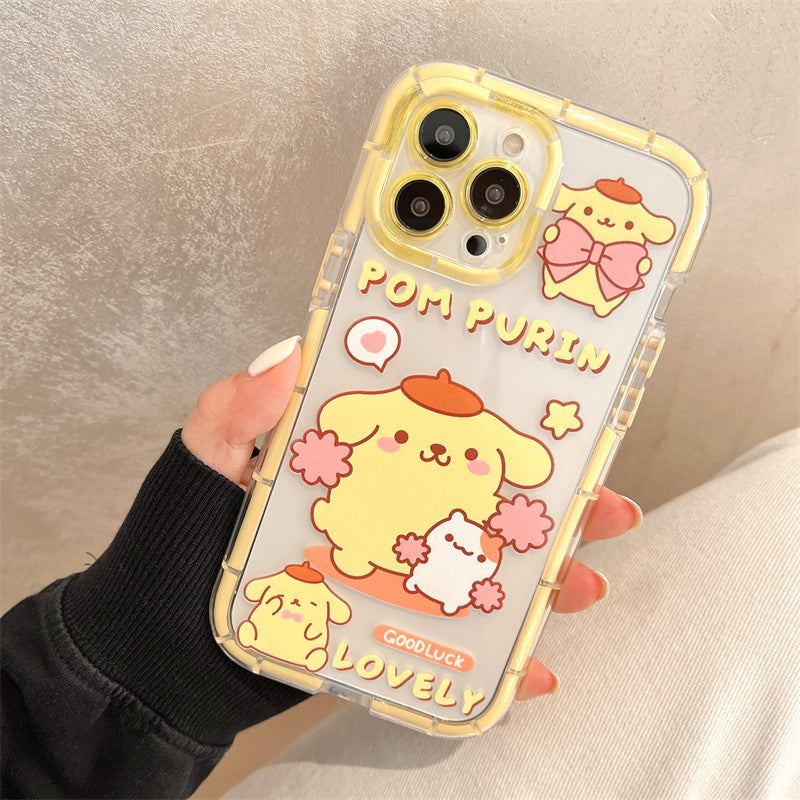 luminous border cartoon phone cases - kikigoods