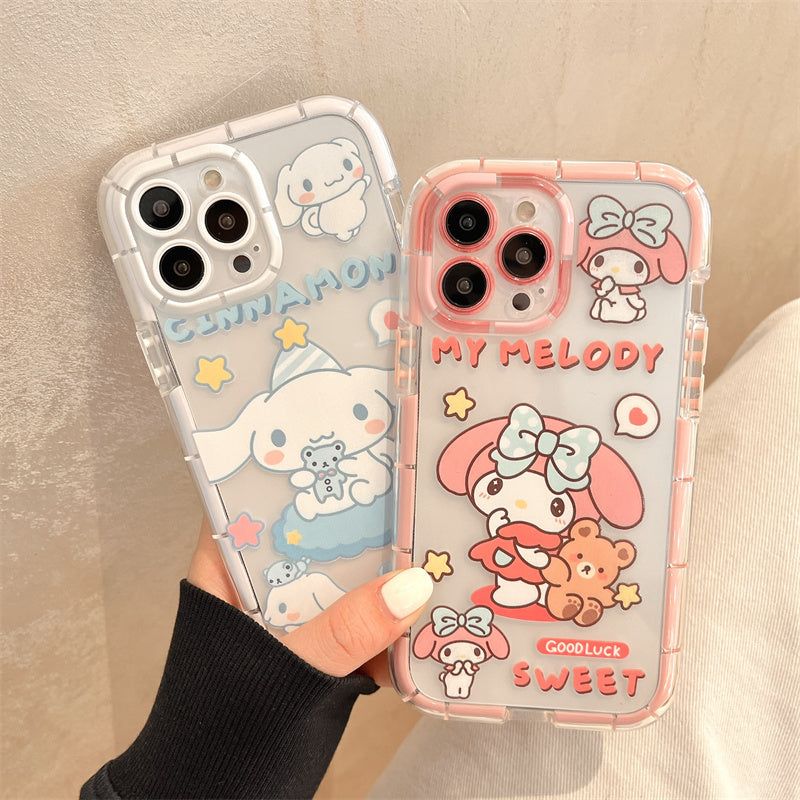 luminous border cartoon phone cases - kikigoods