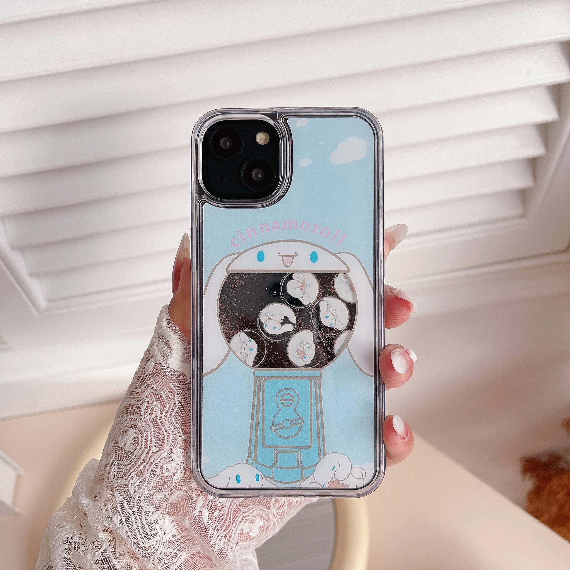 cinnamoroll cartoon quicksand iphone case（iPhone 15 series updated） - kikigoods