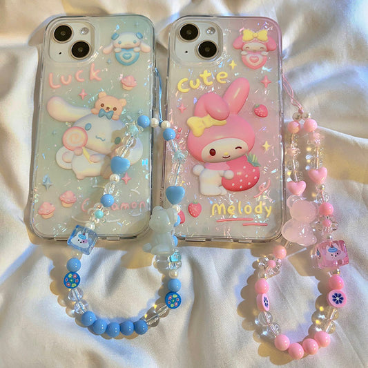 Lollipop strawberry my melody cinnamoroll phonecase - kikigoods