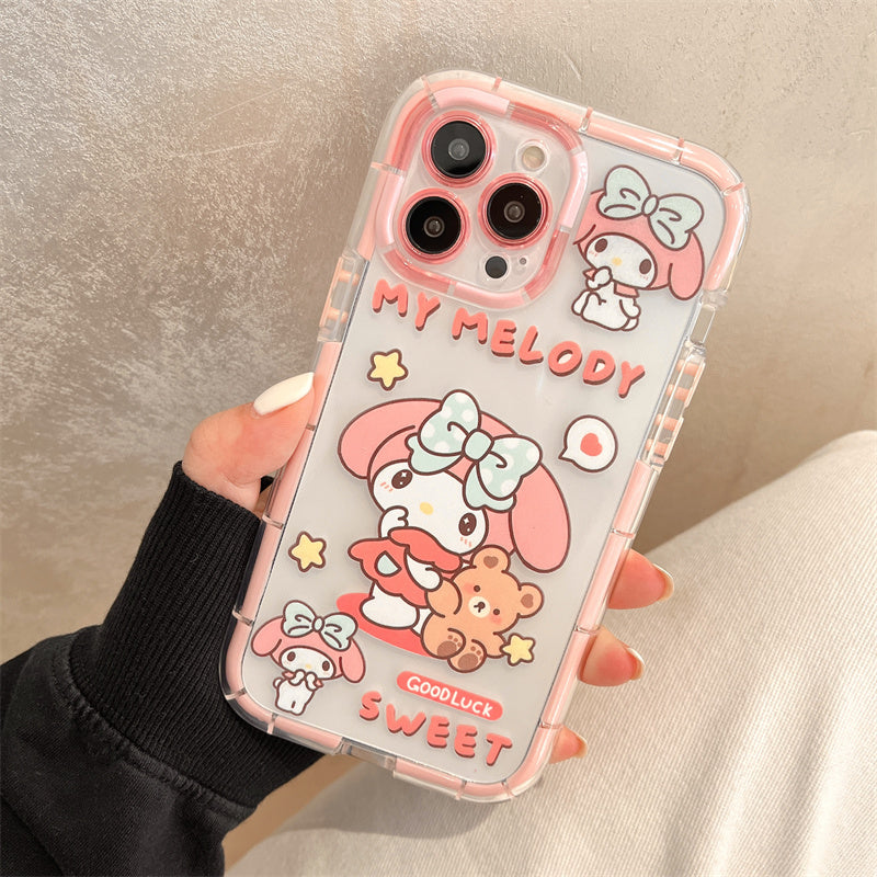 luminous border cartoon phone cases - kikigoods