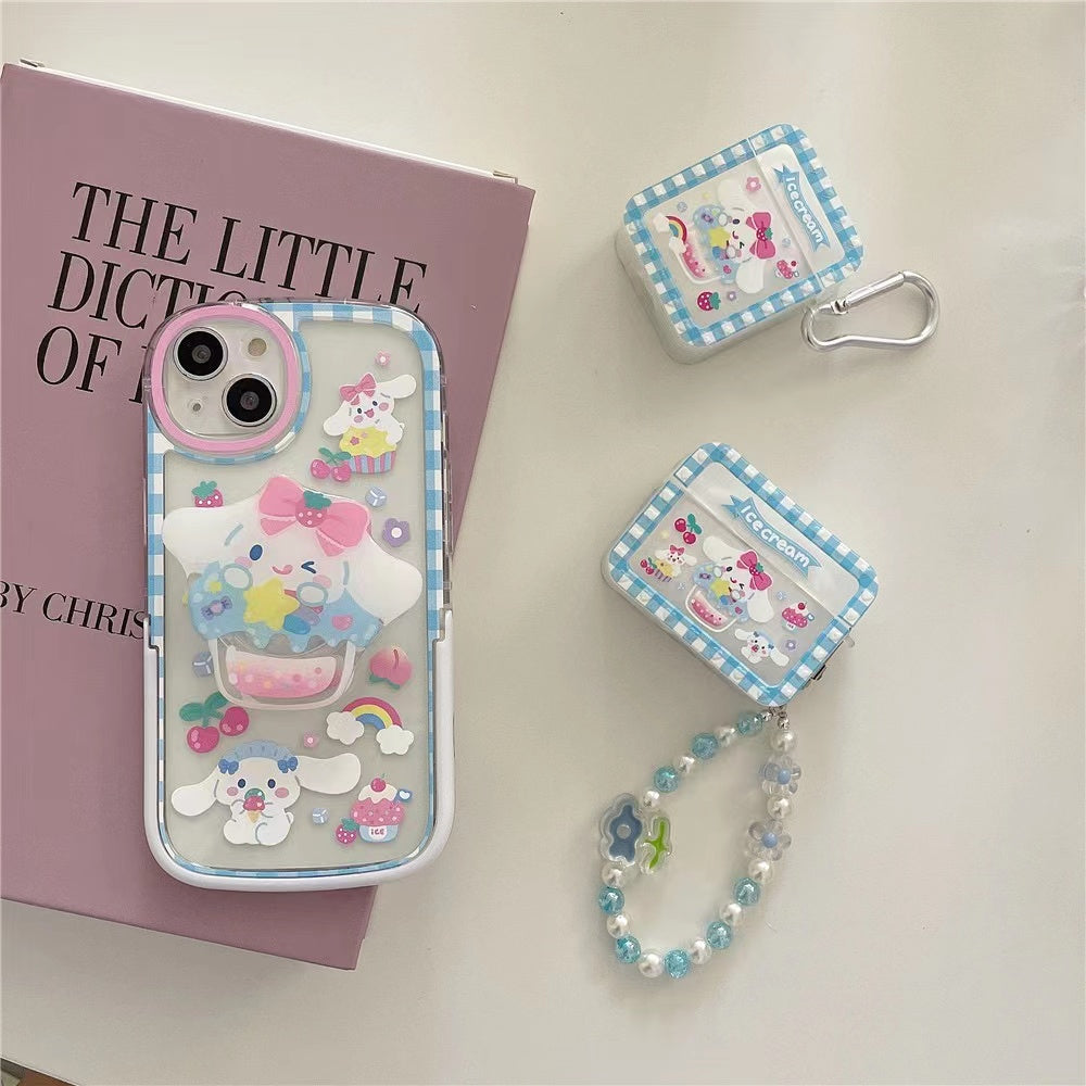 kawaii baby cinnamoroll puppy phonecase AirPods case - kikigoods