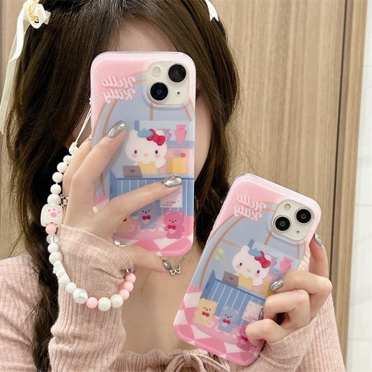 HelloKitty and cute bear phone case - kikigoods