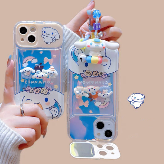 Baby Garlands cinnamoroll iPhone case with charms（iPhone 15 series updated,xr x xs max xs 12mini 13mini，6/7/8 /11//12/13/14...) - kikigoods