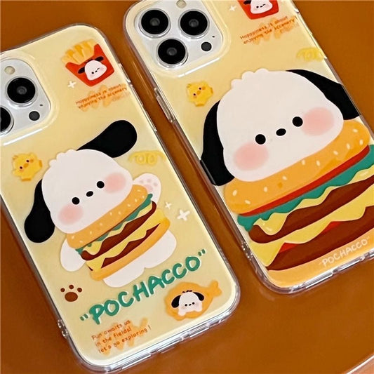 Pochacco Burger Phone Case - kikigoods