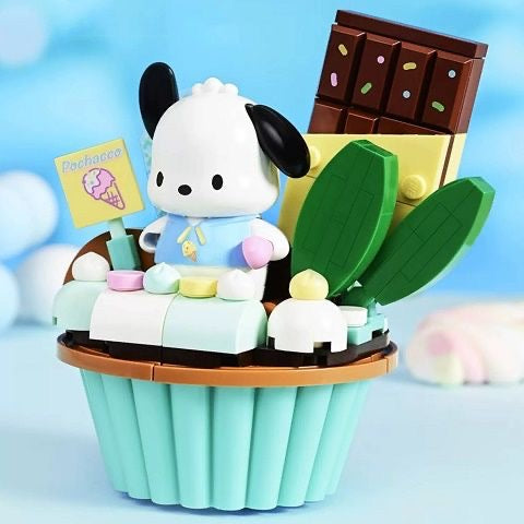 Keeppley Sanrio Fruit Cupcake Building Block - kikigoods