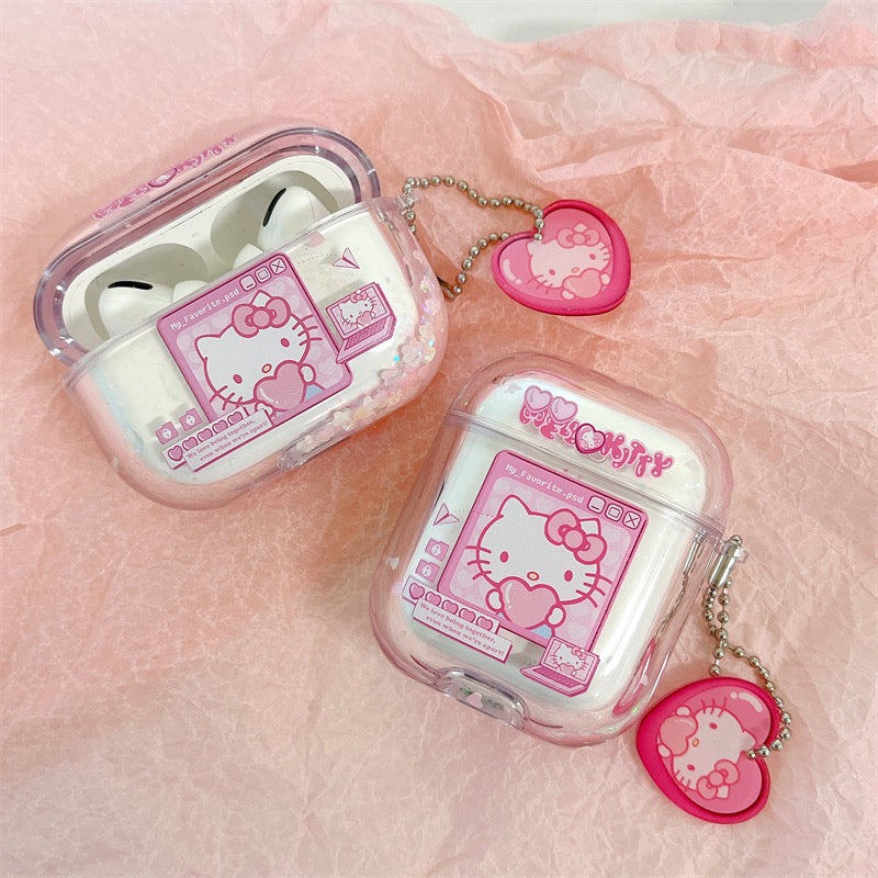 Sanrio quicksand AirPods case - kikigoods